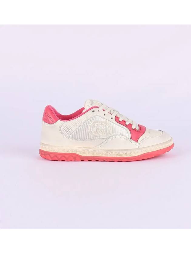 Mac80 Low-Top Sneakers Off White Pink - GUCCI - BALAAN 3