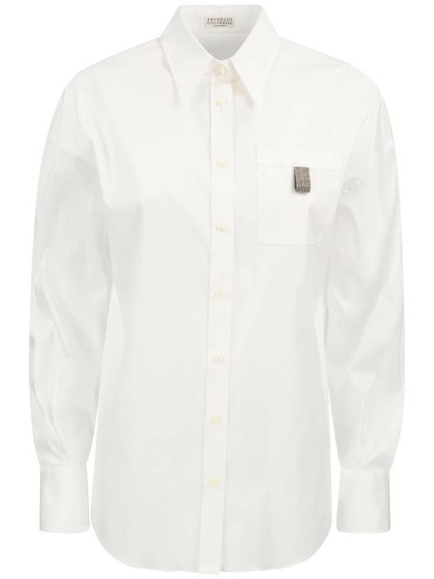 Shirt MP091NK406 C159 WHITE - BRUNELLO CUCINELLI - BALAAN 2