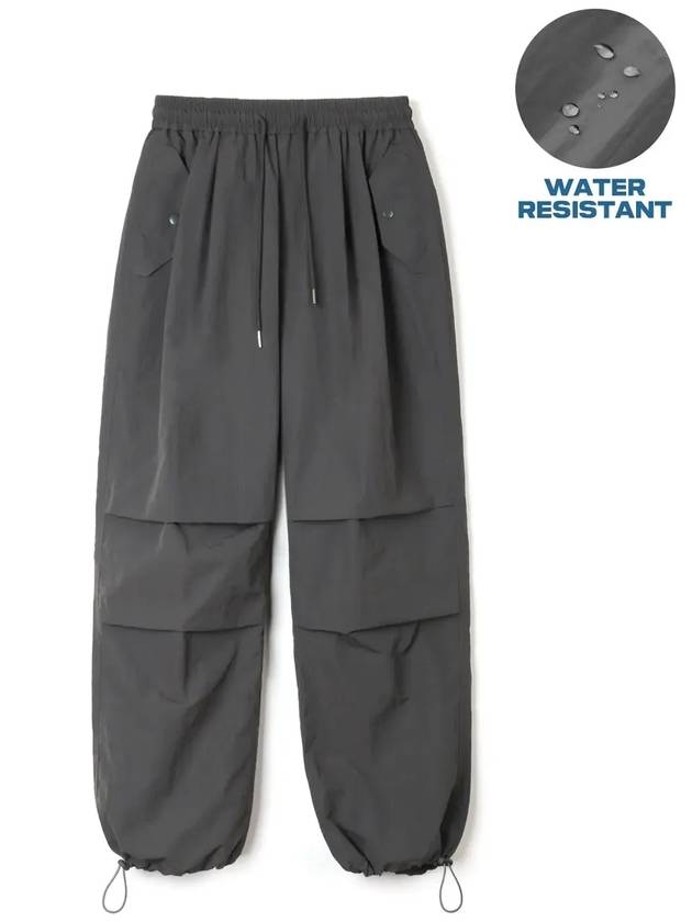 Tasran two-tuck pocket parachute pants_Charcoal - INDUST - BALAAN 2