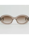 Eyewear Triomphe Logo Temple Sunglasses Brown - CELINE - BALAAN 4