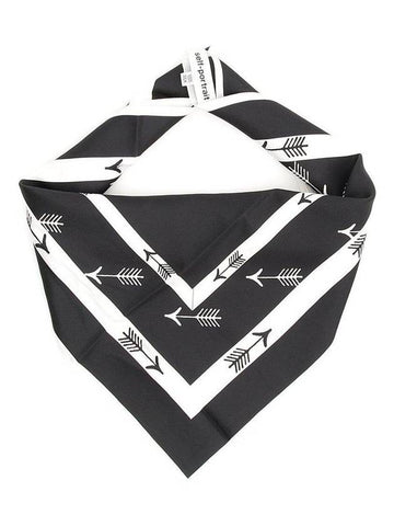 Self-Portrait Self Portrait Scarf Black White - SELF PORTRAIT - BALAAN 1