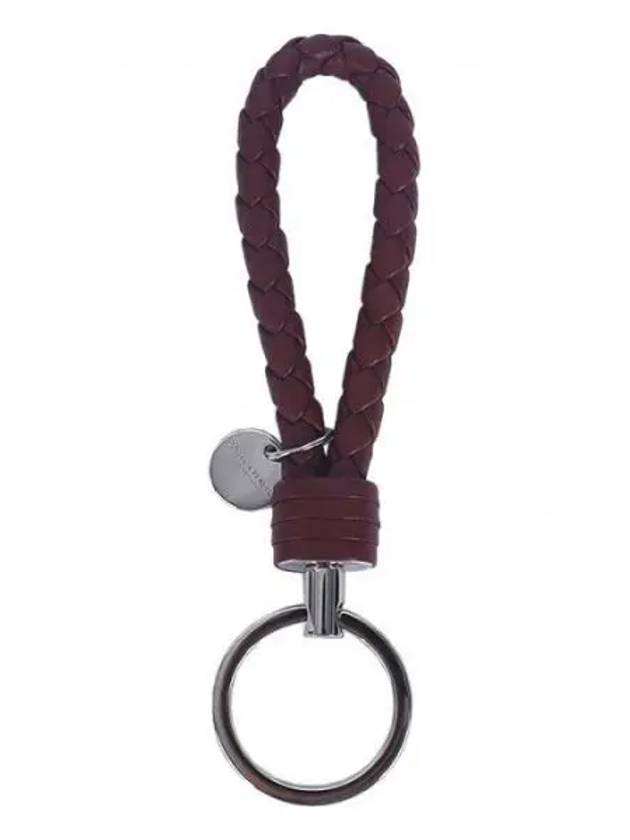 113539 V3UN1 6339 Intrechaito leather key ring - BOTTEGA VENETA - BALAAN 2