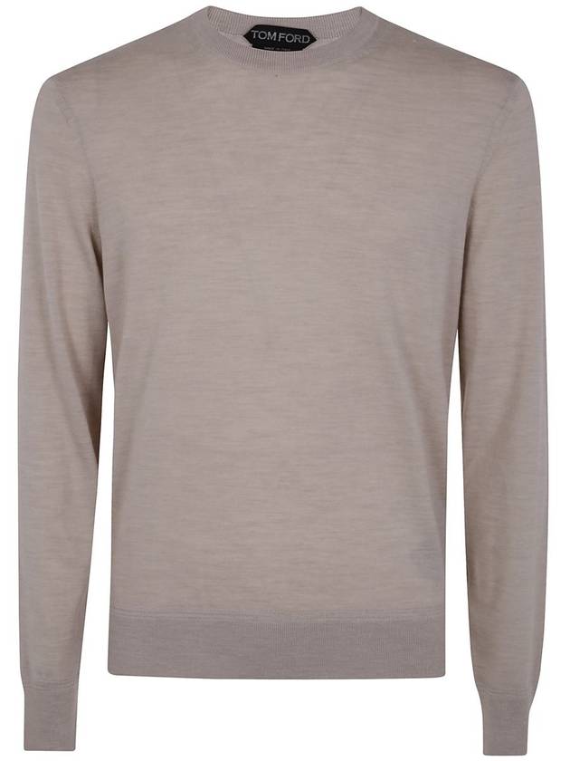 Tom Ford Knitwear Crew Neck Knitted Clothing - TOM FORD - BALAAN 1