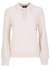 Women's Olivia Long Sleeve Polo Shirt Pink - A.P.C. - BALAAN 2