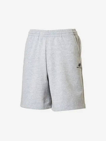 Uni Sports Knit Shorts 15 Gray - NEW BALANCE - BALAAN 1