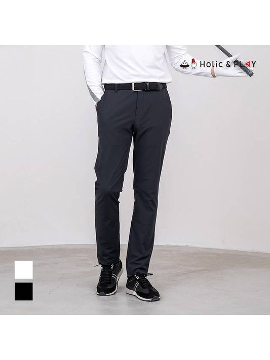 Men s micro peach white brushed pants HC3MPT004 - HOLIC&PLAY - BALAAN 1