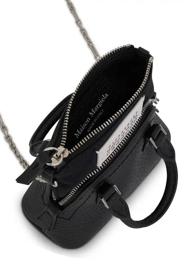 5AC Classic Baby Shoulder Bag Pale Black - MAISON MARGIELA - BALAAN 5