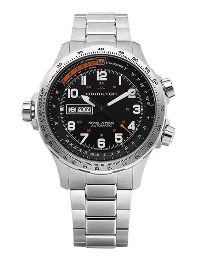 Khaki Aviation Xwind Day Date Auto Watch Black - HAMILTON - BALAAN 2