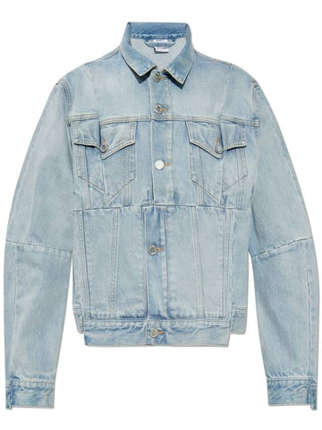 VETEMENTS Denim Jacket, Women's, Light Blue - VETEMENTS - BALAAN 1