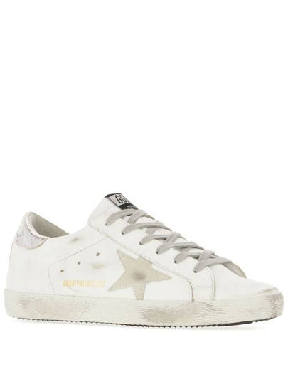 Golden Goose Super-Star Sneakers With Suede Star And Silver Dx Heel Tab And Gold Sx Heel Tab Shoes - GOLDEN GOOSE - BALAAN 2