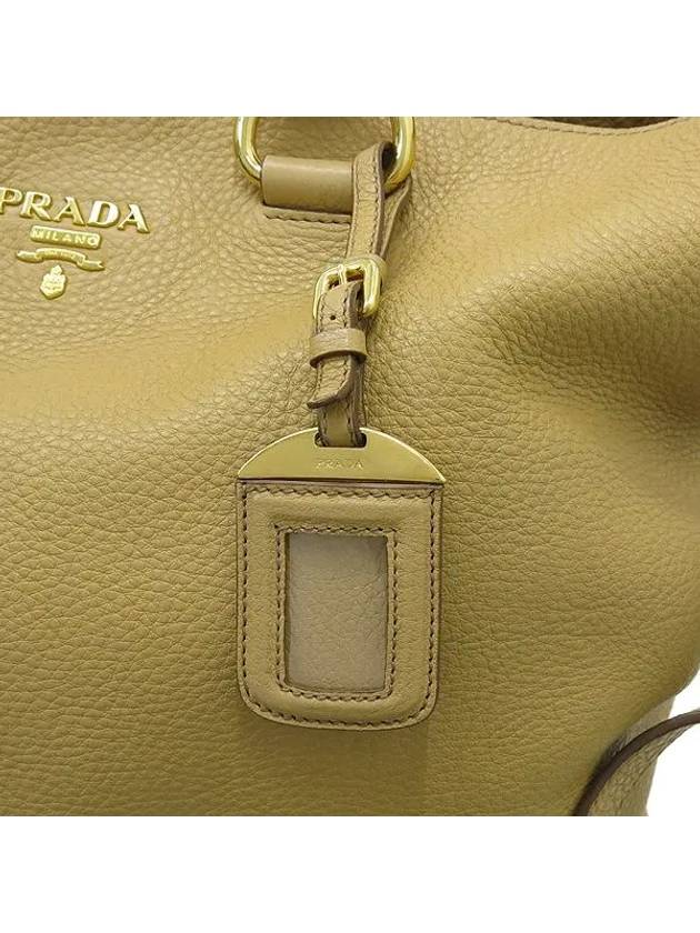 BN1713 Vitello Dino Leather Beige Color 2WAY - PRADA - BALAAN 5