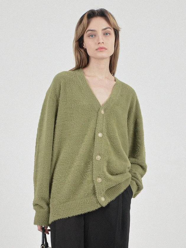 Boocle Angora Cardigan Olive - CHANCE'S NOI - BALAAN 3