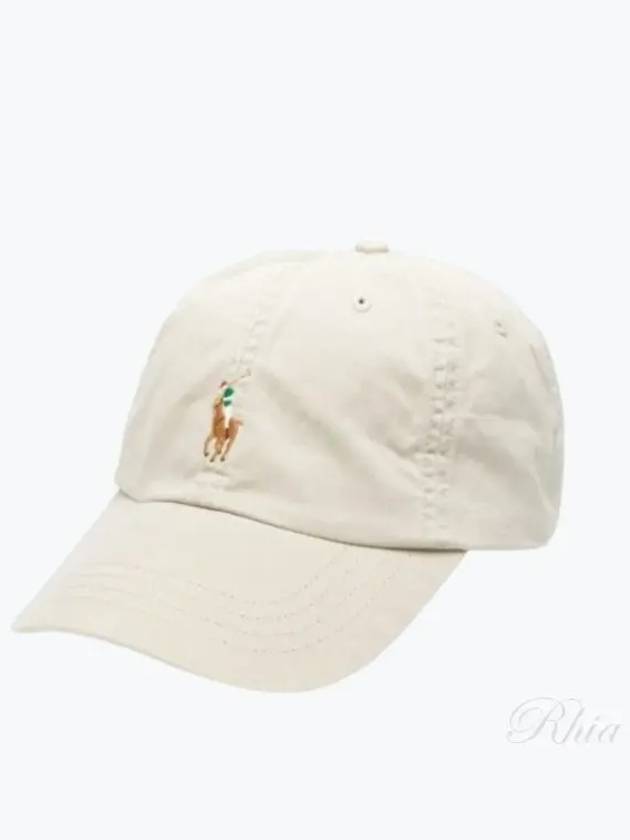 Pony Logo Classic Sport Ball Cap Beige - POLO RALPH LAUREN - BALAAN 2