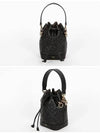 Mon Tresor FF Motif Leather Mini Bag Black - FENDI - BALAAN 3