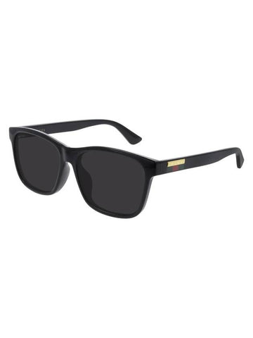 Eyewear Asian Fit Square Sunglasses Black - GUCCI - BALAAN 1