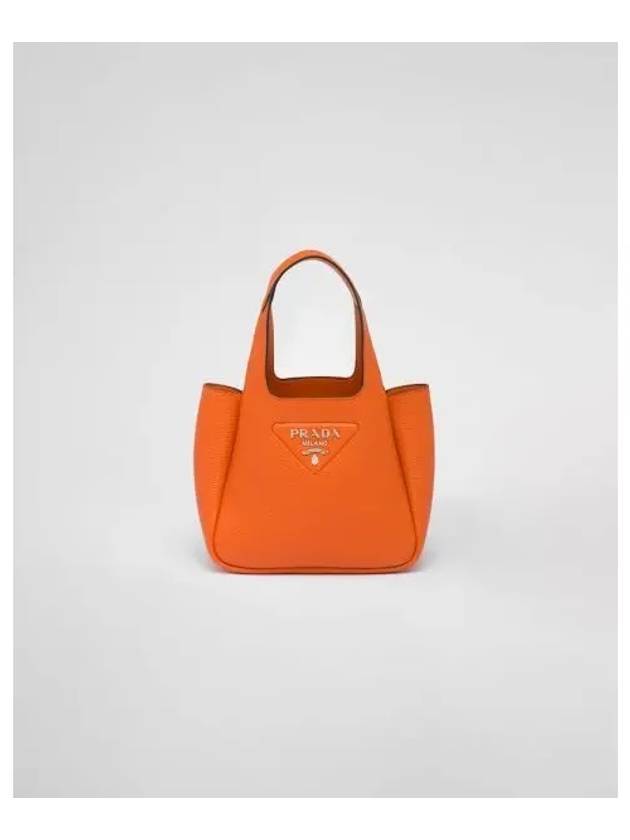 Vitello Dino Tote Bag Papaya - PRADA - BALAAN 2