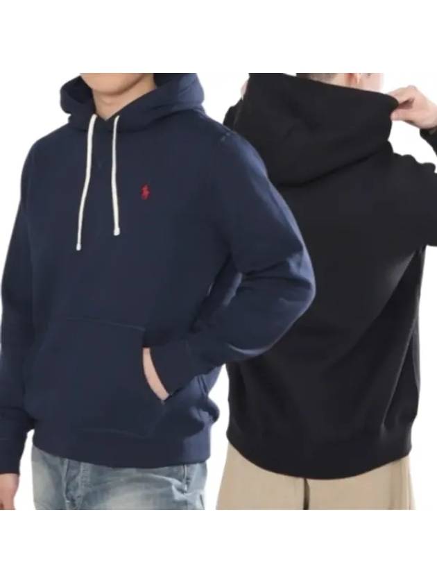 Embroidered Logo Pony Hoodie Navy - POLO RALPH LAUREN - BALAAN 2