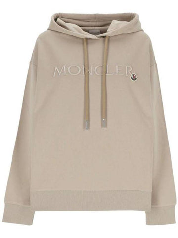 Hooded Sweatshirt 8G00016 89A1K 20J Beige - MONCLER - BALAAN 1