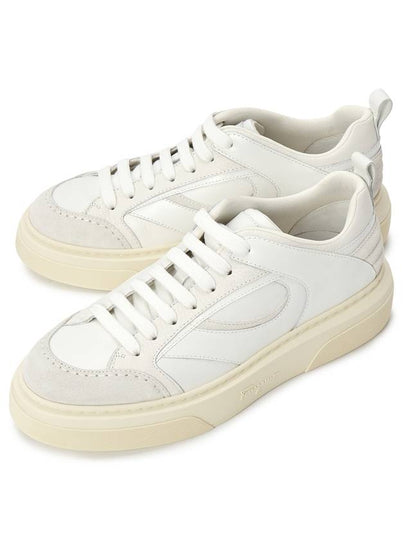 Casina Mix Low Top Sneakers White - SALVATORE FERRAGAMO - BALAAN 2