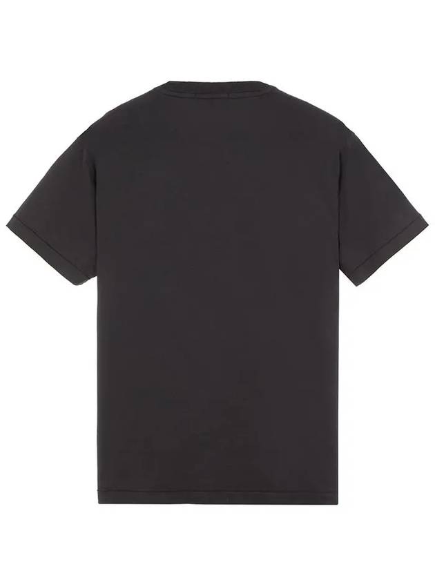 Logo Patch Short Sleeves T-Shirt Black - STONE ISLAND - BALAAN 3