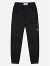 Stretch Cotton Tela Paracadute Cargo Straight Pants Navy Blue - STONE ISLAND - BALAAN 2