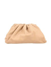 Nappa Pouch Dumpling Clutch Bag Beige - BOTTEGA VENETA - BALAAN 3