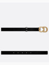 Saddle 20mm Ultrasmooth Calfskin Leather Belt Black - DIOR - BALAAN 5