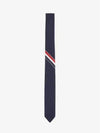 Men's Grosgrain Stripe Tie Dark Navy - THOM BROWNE - BALAAN 2