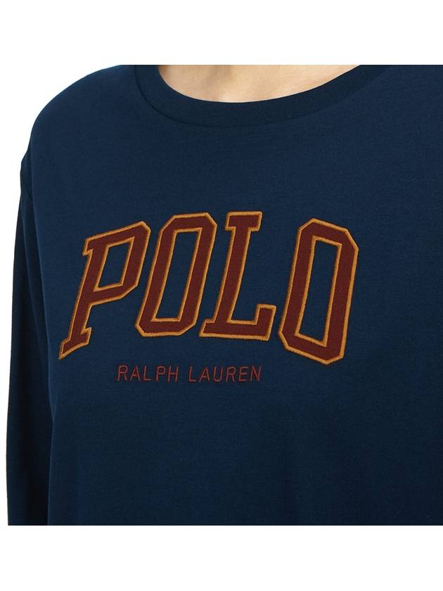 Kids long sleeve t shirt 323919500002 NAVY Adult wearable - POLO RALPH LAUREN - BALAAN 6