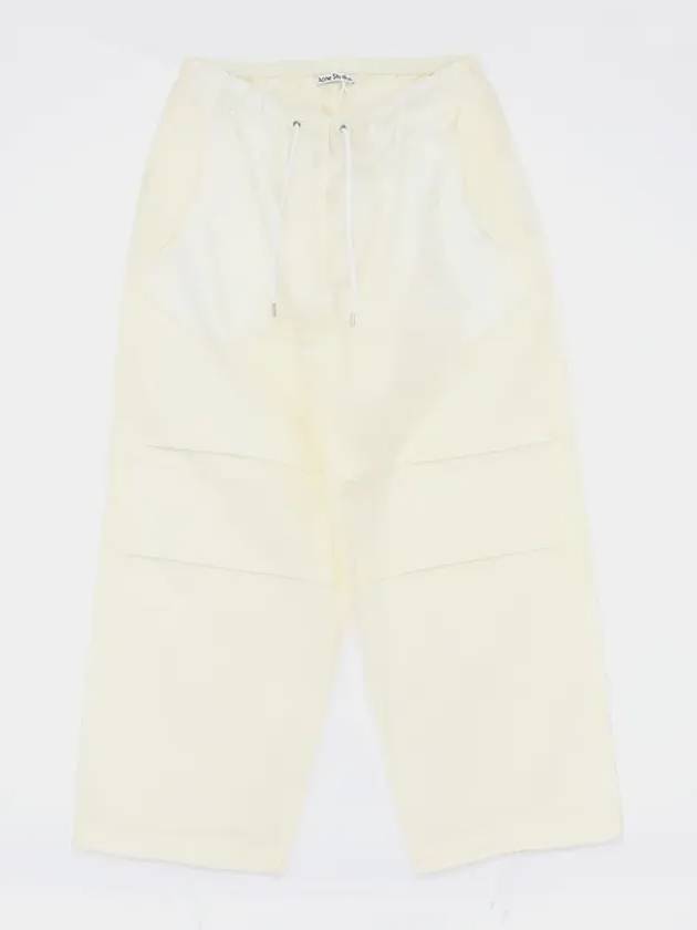 Relaxed Fit Track Pants White - ACNE STUDIOS - BALAAN 4