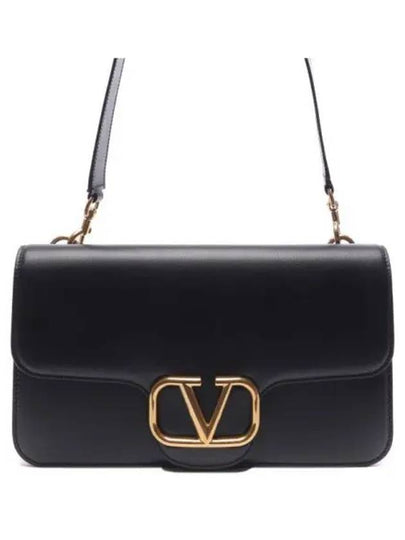 V Logo Signature Cross Bag Black - VALENTINO - BALAAN 2