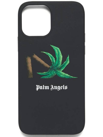 Broken Iphone 12 Pro Max Phone Case Black - PALM ANGELS - BALAAN 2