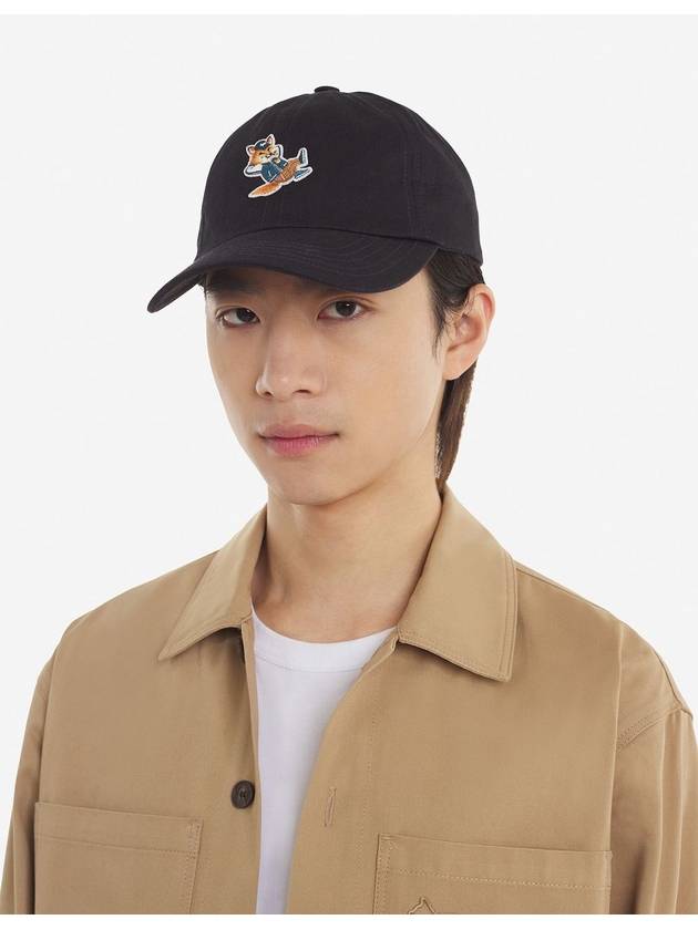 Dressed Fox Ball Cap Navy - MAISON KITSUNE - BALAAN 5