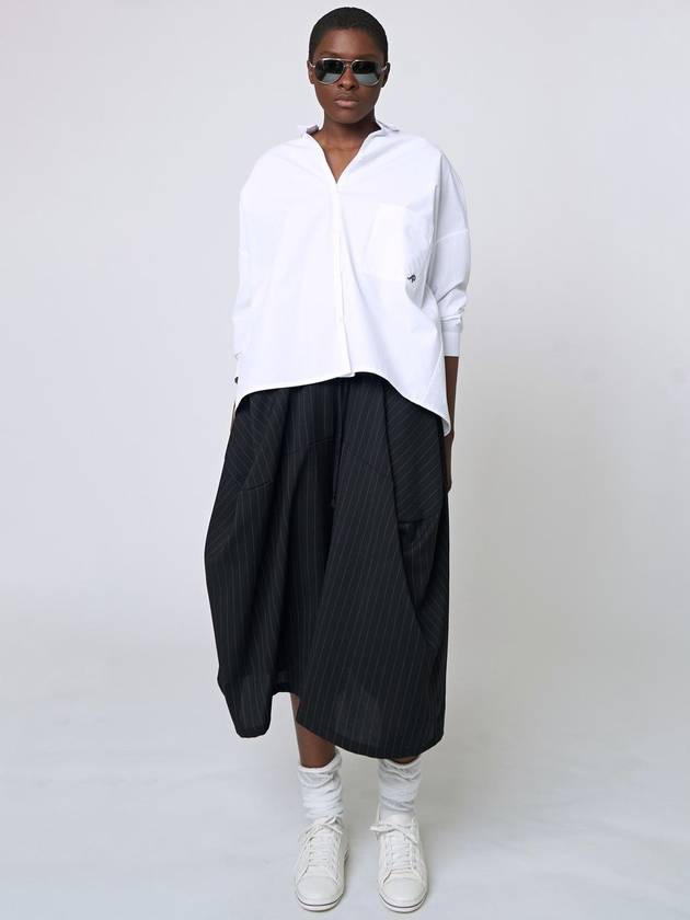 Back Slit Shirt White - ATHPLATFORM - BALAAN 5