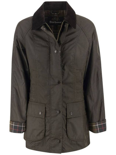 Classic Beadnell Wax Jacket Olive - BARBOUR - BALAAN 2