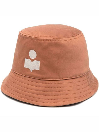 Hailey Embroidered Logo Bucket Hat Brown - ISABEL MARANT - BALAAN 2