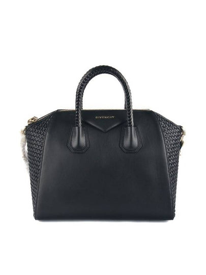 Antigona Medium Leather Tote Bag Black - GIVENCHY - BALAAN 2