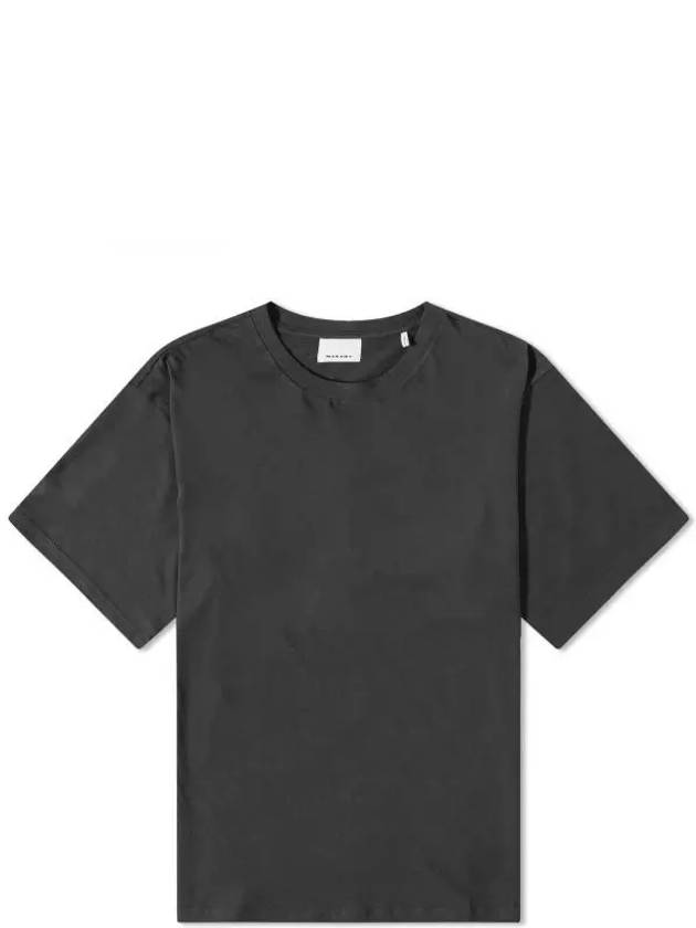 Guizy Back Logo Cotton Short Sleeve T-Shirt Black - ISABEL MARANT - BALAAN 2