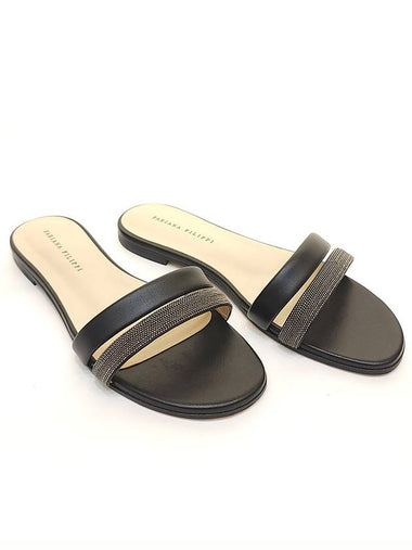 Women's Monili Slippers Black ASD271W595 - FABIANA FILIPPI - BALAAN 1