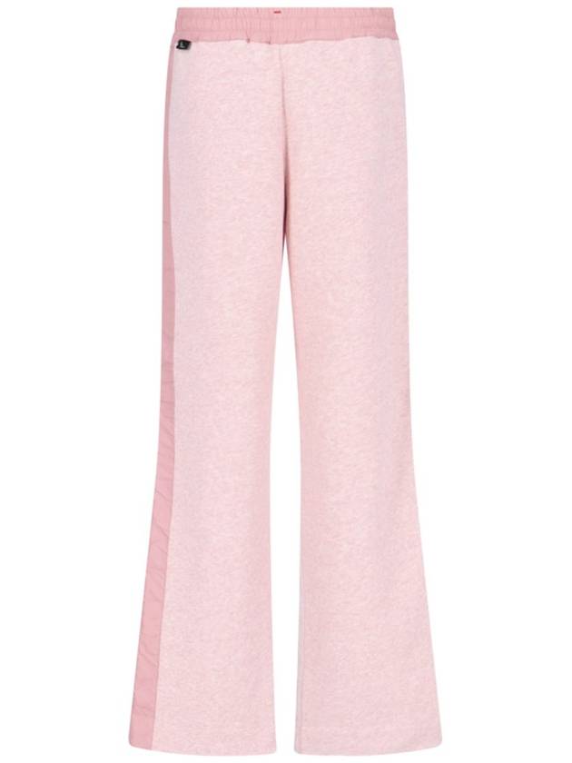 Grenoble Fleece Track Pants Pink - MONCLER - BALAAN 4