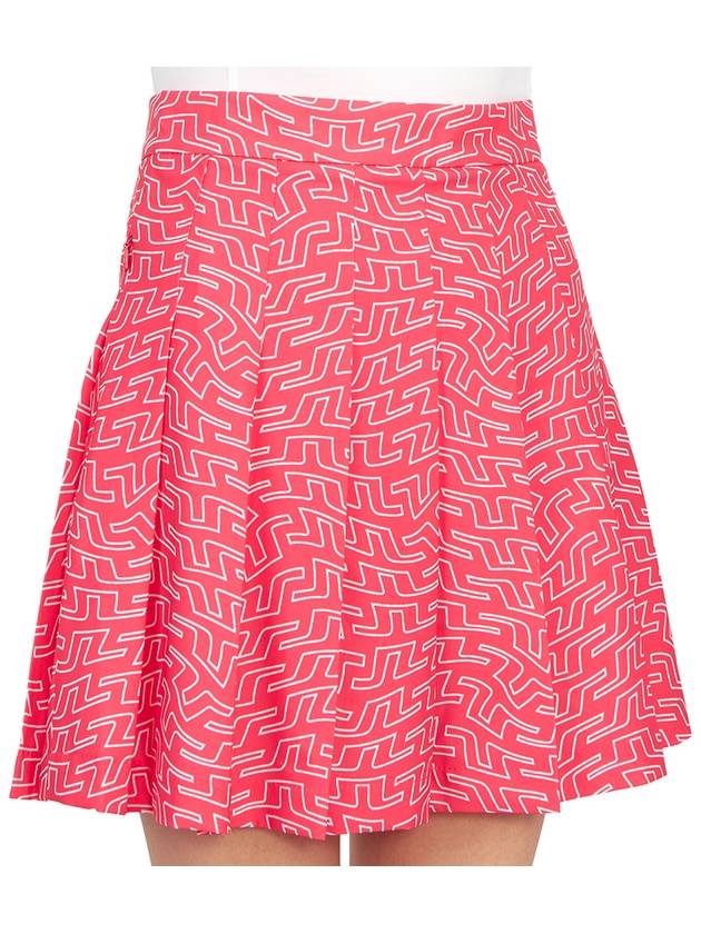 Golf Adina Print Skirt Pink - J.LINDEBERG - BALAAN 10