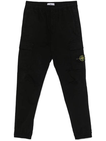 Stone Island Trousers Black - STONE ISLAND - BALAAN 1