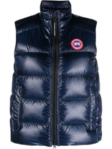 Women's Cypress Padded Vest Atlantic Navy - CANADA GOOSE - BALAAN.