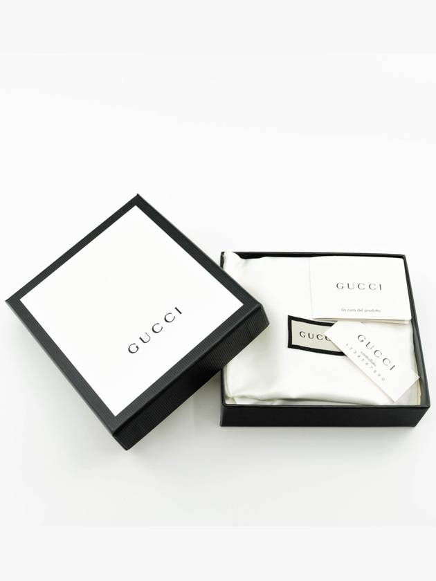 Blade Embroidery Half Wallet Black - GUCCI - BALAAN 11