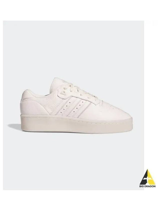 Rivalry Lux Leather Low Top Sneakers Cloud White - ADIDAS - BALAAN 2