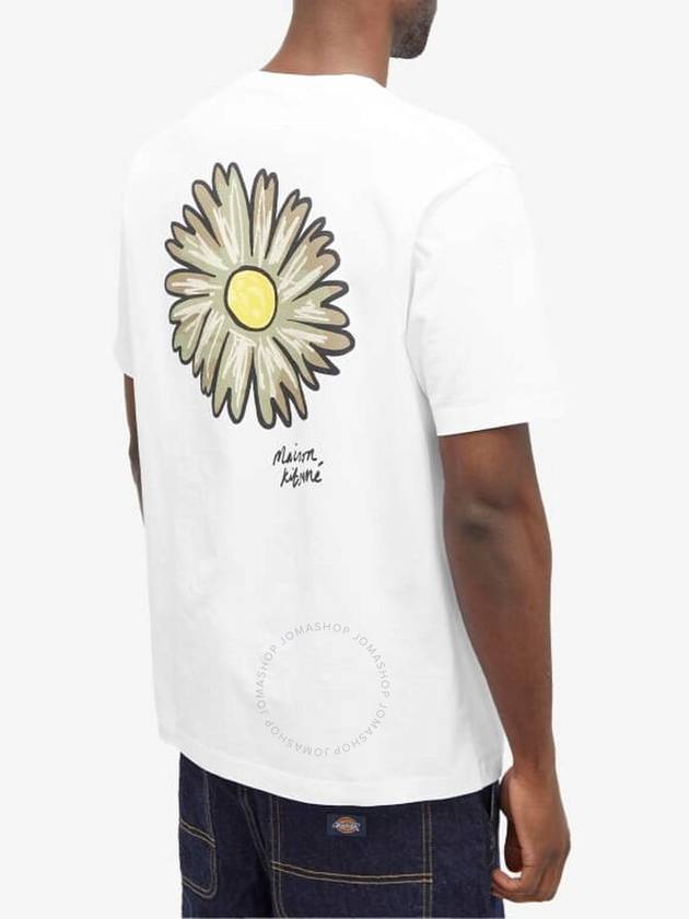 Maison Kitsune Floating Flower Cotton T Shirt Size Small - MAISON KITSUNE - BALAAN 3