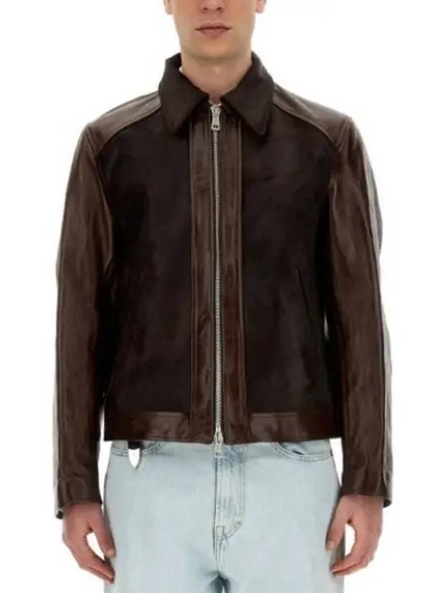 Andalou Leather Jacket Brown - OUR LEGACY - BALAAN 2