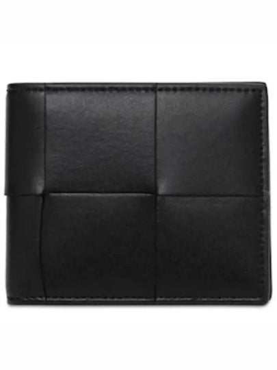 Intrecciato Cassette Half Wallet Black - BOTTEGA VENETA - BALAAN 2