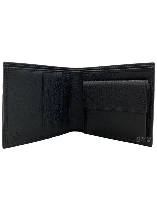 GG Supreme Canvas Nylon Half Wallet Black - GUCCI - BALAAN 5