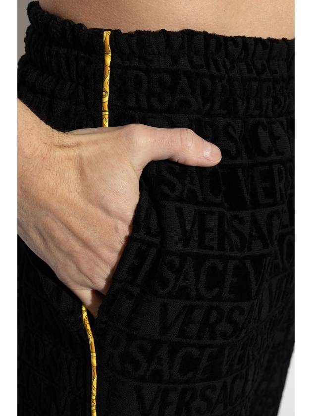 Versace Home Pants With Logo, Unisex, Black - VERSACE - BALAAN 7